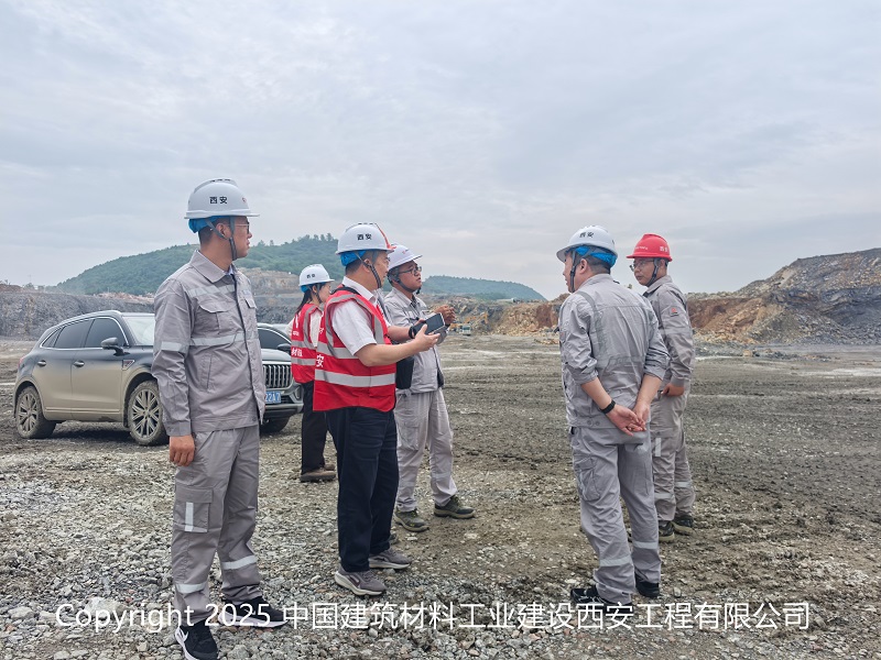 公司第六檢查組到第三黨支部所屬項(xiàng)目進(jìn)行安全檢查并“送清涼”